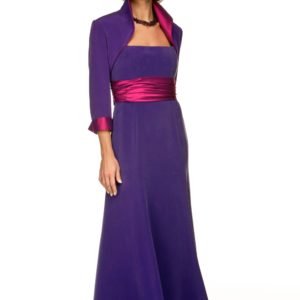 Silk Dress and Bolero Jacket