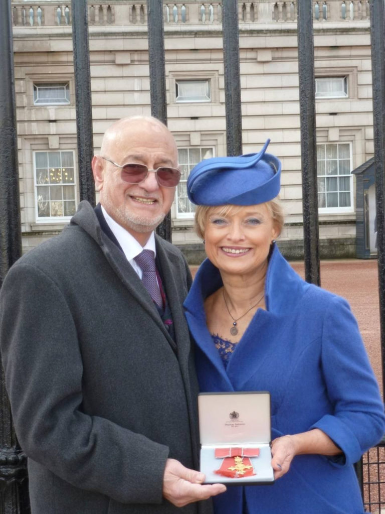 Joyce Young OBE Feb 2014 royal investiture