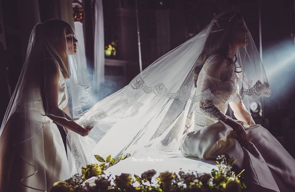 Bride and maids