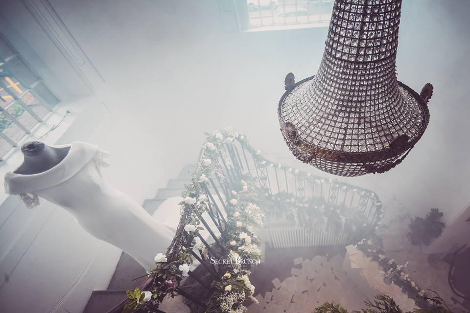 Swinging from the chandalier