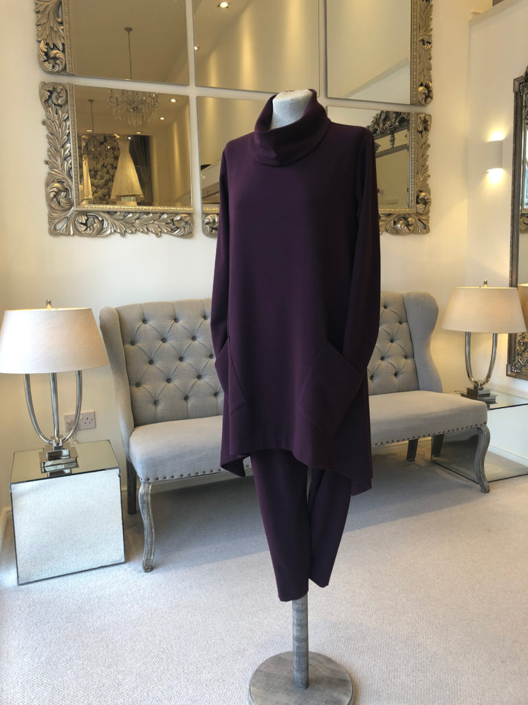 Artist's-tunic-and-crop-trousers-1-Maroon