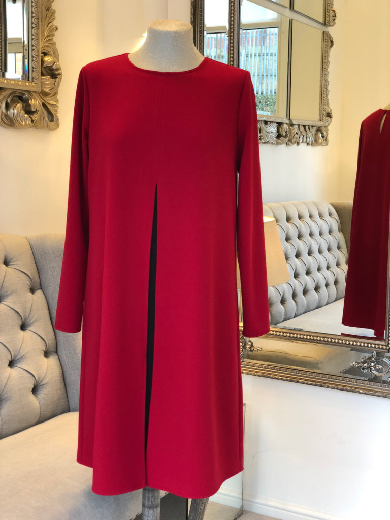 Two colours smart casual dress