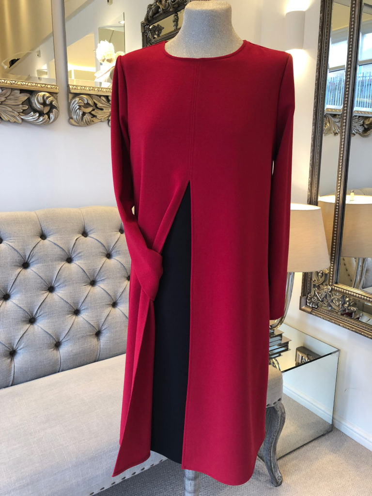Overdress with split front
