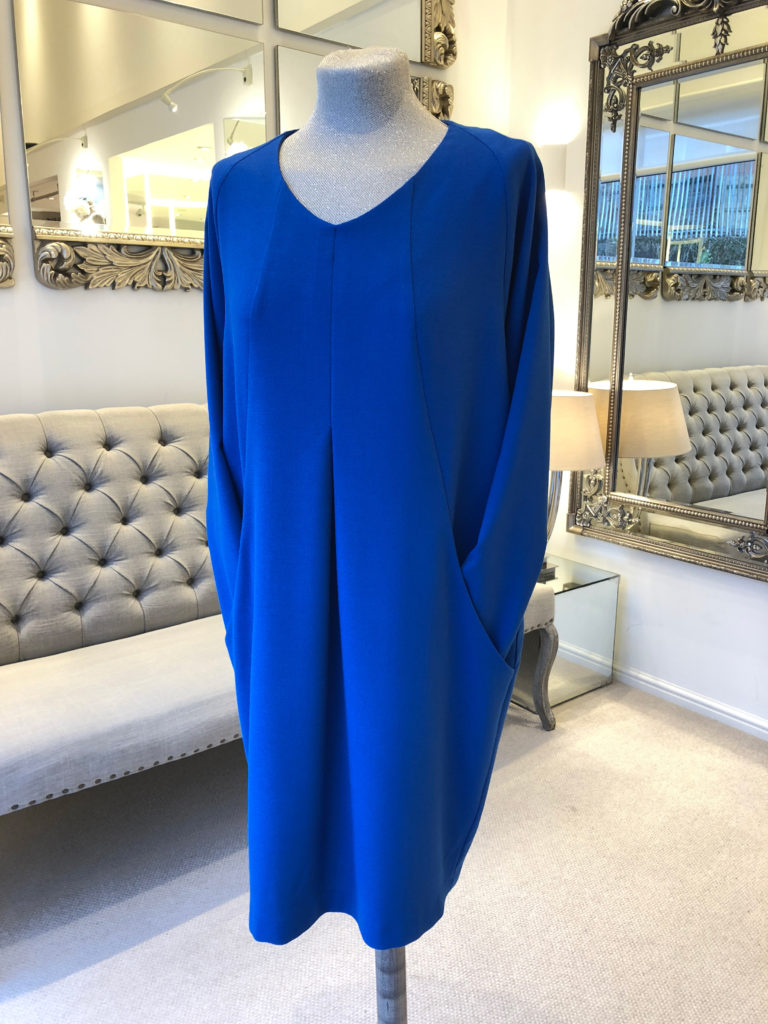 Long sleeve V neck dress
