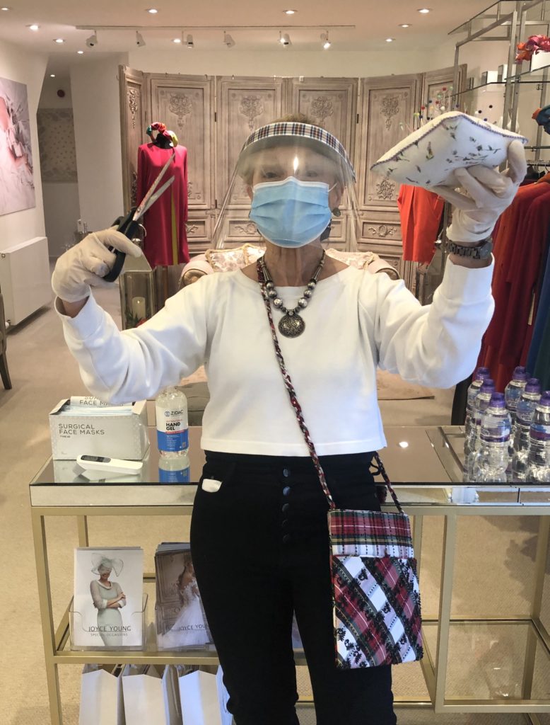 masks and visors hand sanitiser and gloves