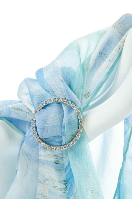 Single Tier Round Diamanté Buckle Accessories