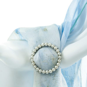 Single Tier Round Pearl Buckle Accessories