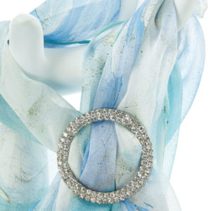 3 Tier Round Diamante Buckle Accessories