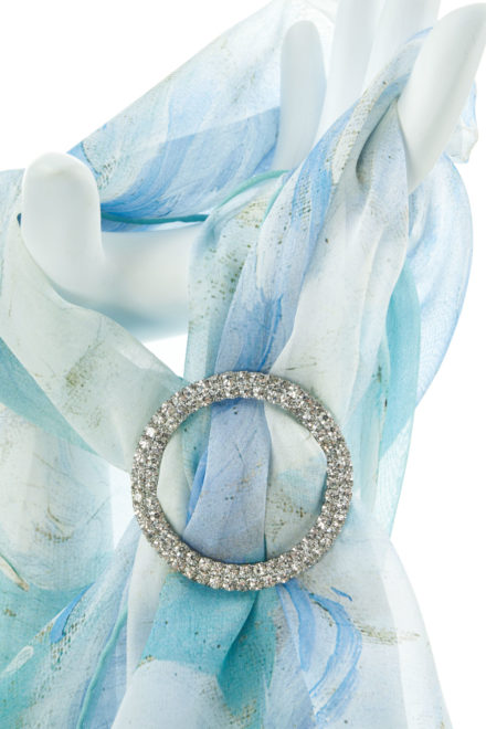 3 Tier Round Diamante Buckle Accessories