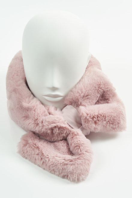Pink Faux Fur Collar