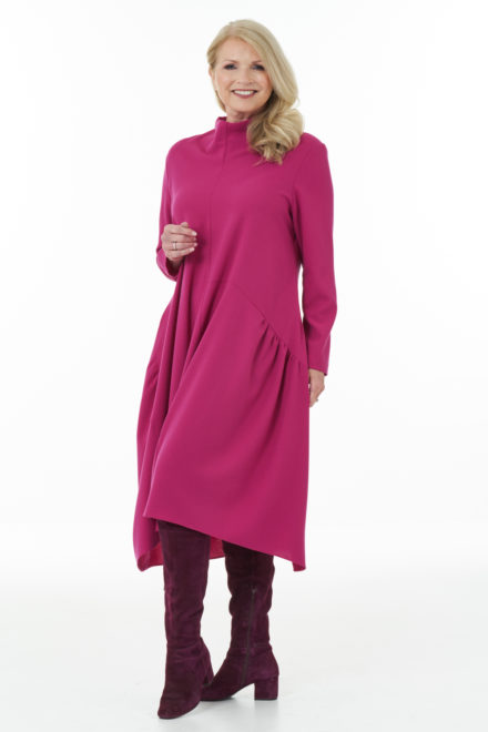 Fuchsia Japanese Style Dress
