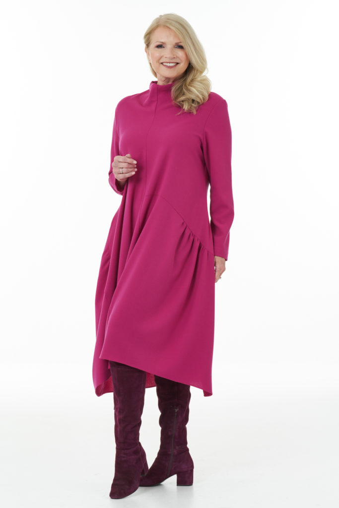 Fuchsia Japanese Style Dress