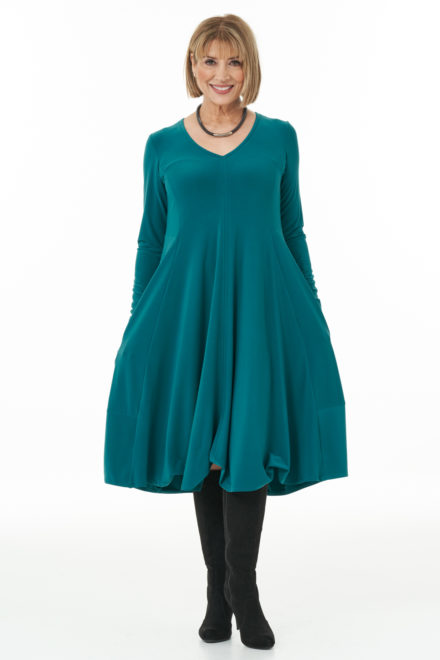 Jade Long sleeve knit bubble dress