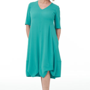 Short Sleeved Bubble Dress, Jade Short Sleeved Bubble Dress