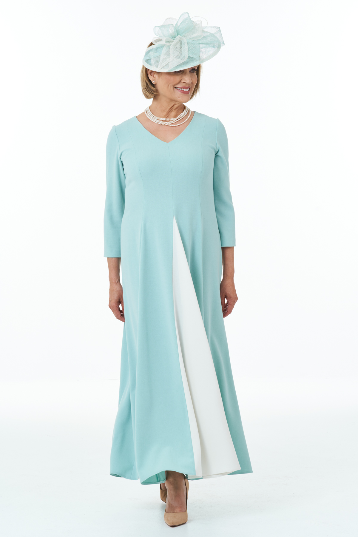 Mint green mother sales of the bride dress