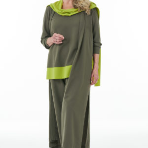 Olive and Lime trouser outfit