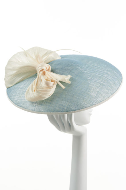 Blue Large Bow Hat