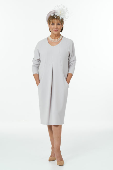 Pebble V Neck Dolman Dress
