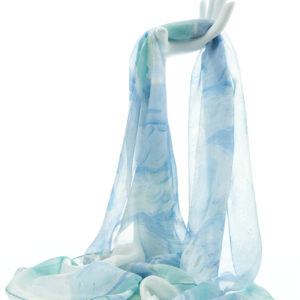 Van Gogh Wheatfield Chiffon Scarf