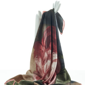 Rose Silk Scarf