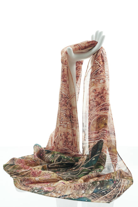 Astronomy Tower Chiffon Scarf
