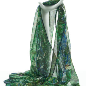 Monet Pond Chiffon Scarf
