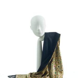 Silk Wrap in Gold