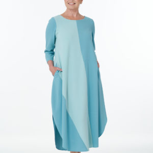 duck egg and mint Flash dress-Main