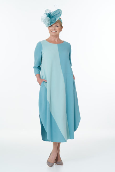 duck egg and mint Flash dress-Main