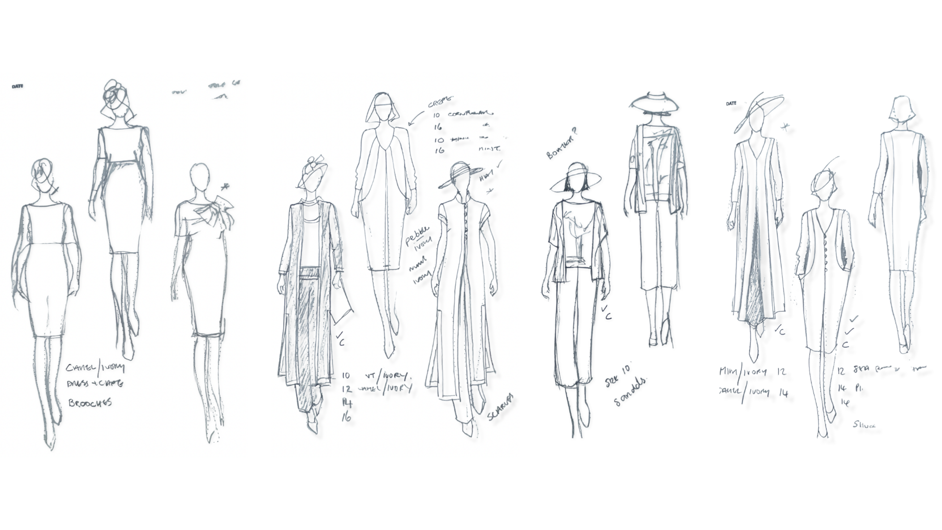 Casual Chic Sketches