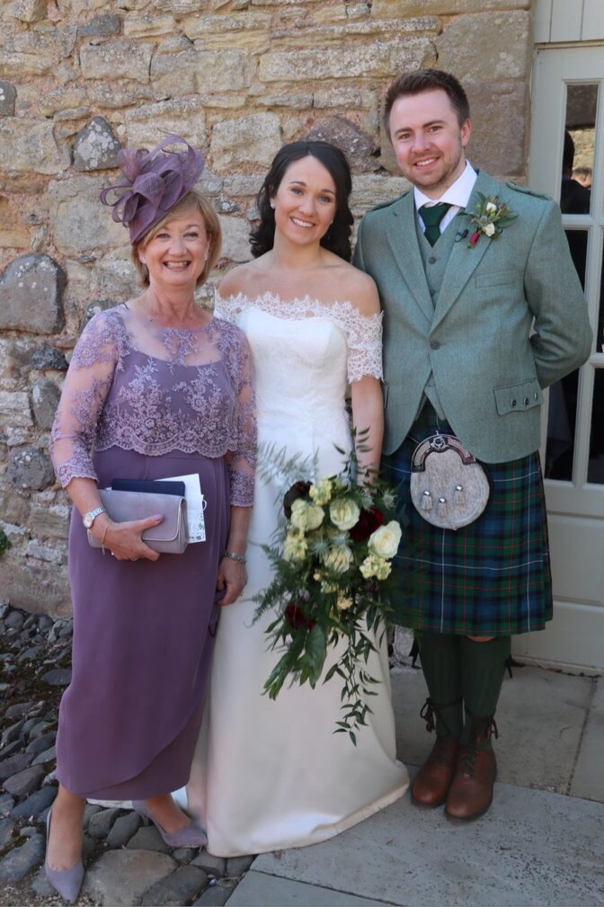 Sally and Ferguson Wedding with Joyce Young Mum Jennifer