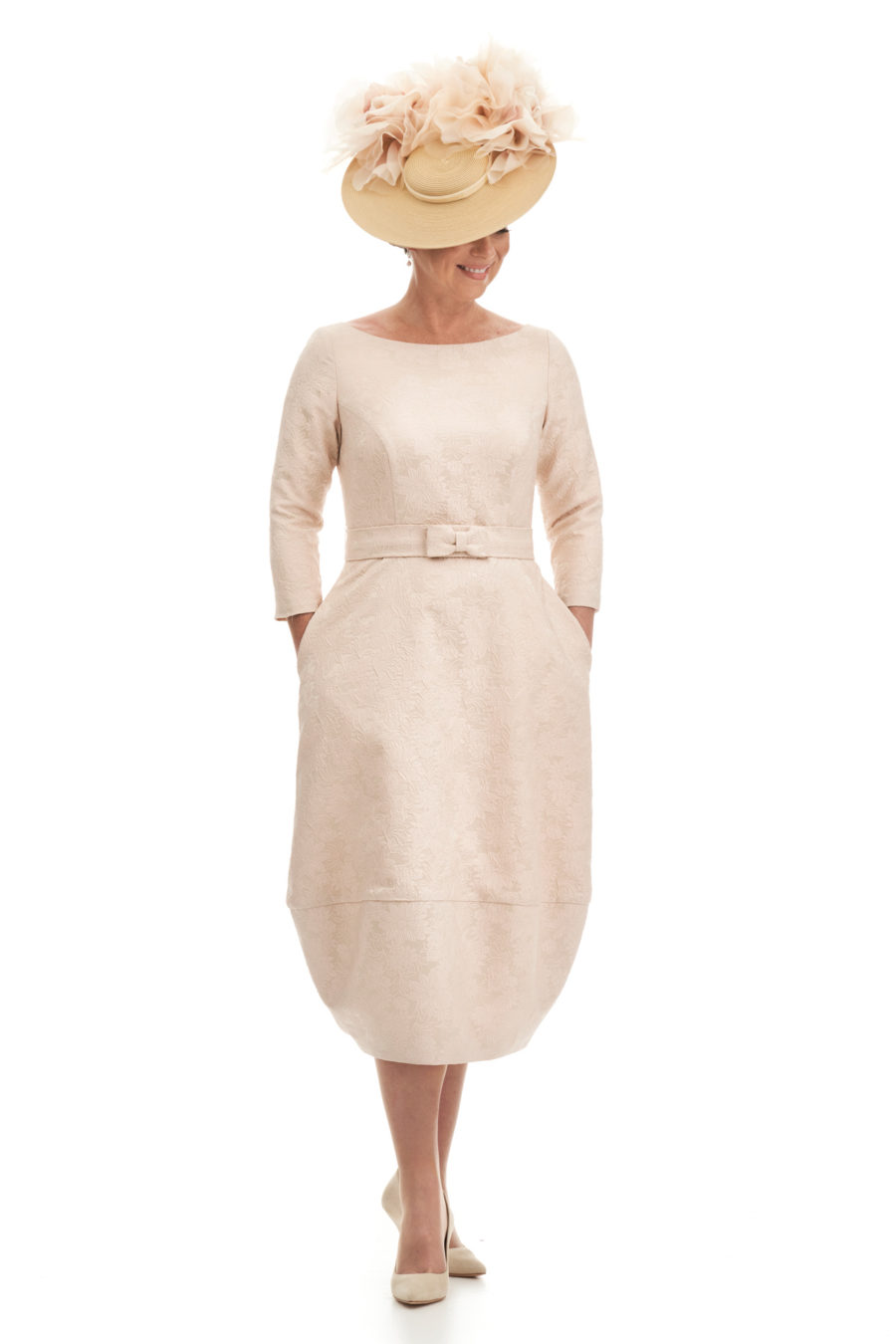 Contemporary Jacquard Bubble Dress