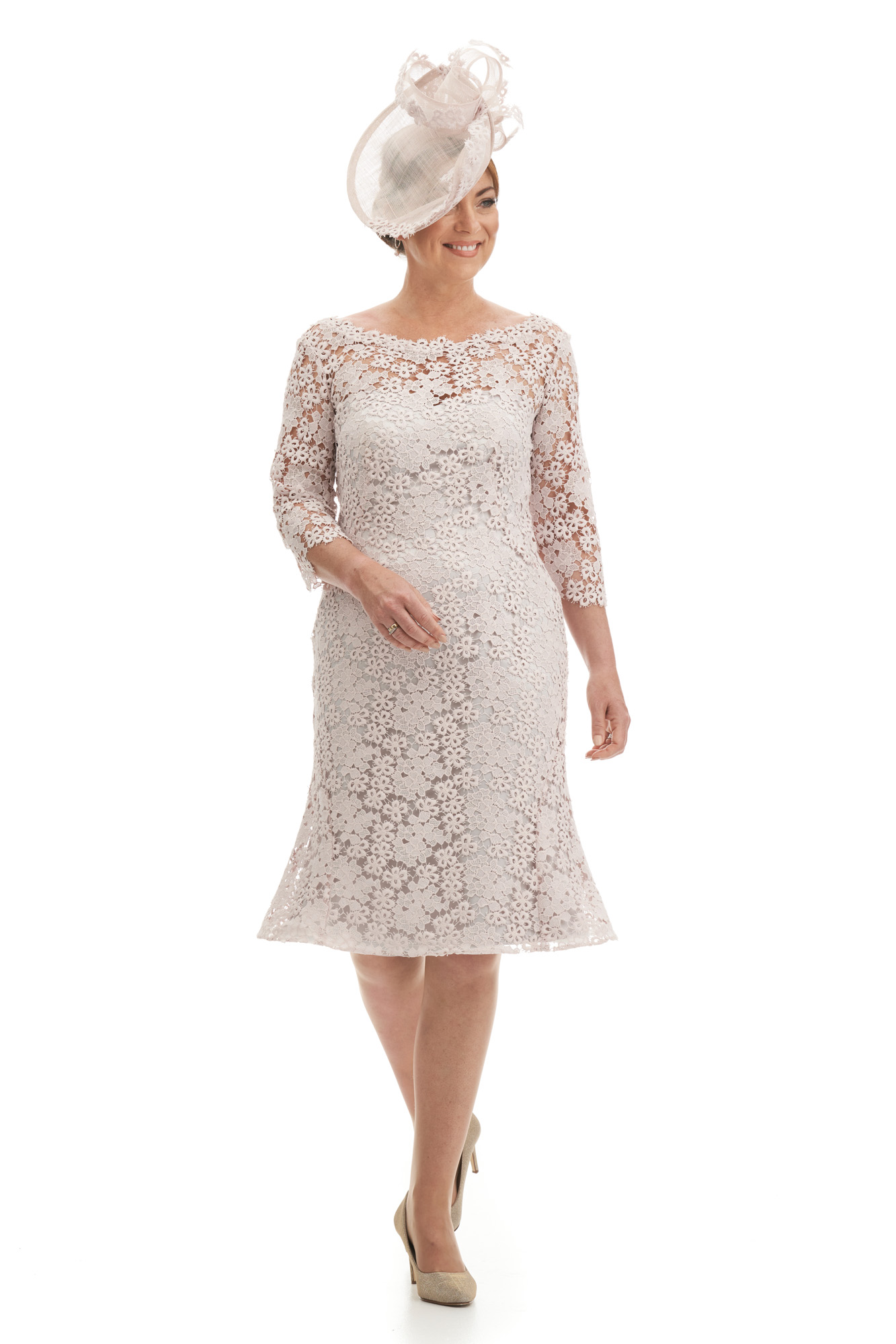 Guipure Lace Short Dress main image 0