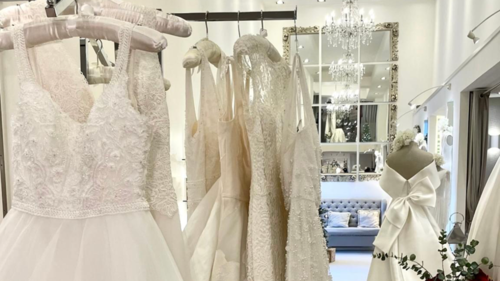 Wedding dress sample sale bridal showroom luxury discount