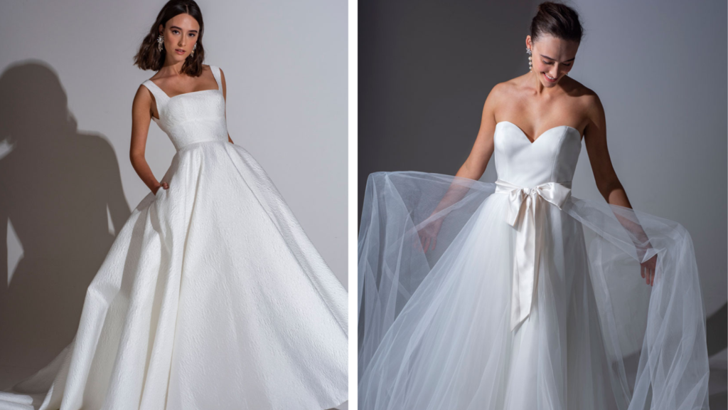 Freda Bennet designer wedding gowns