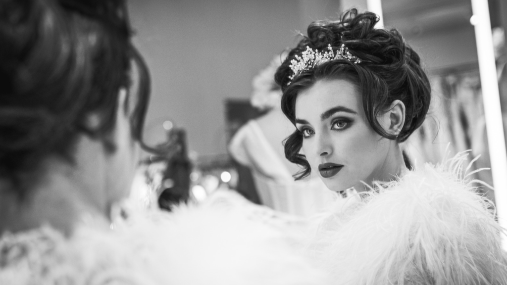 winter bridal photoshoot