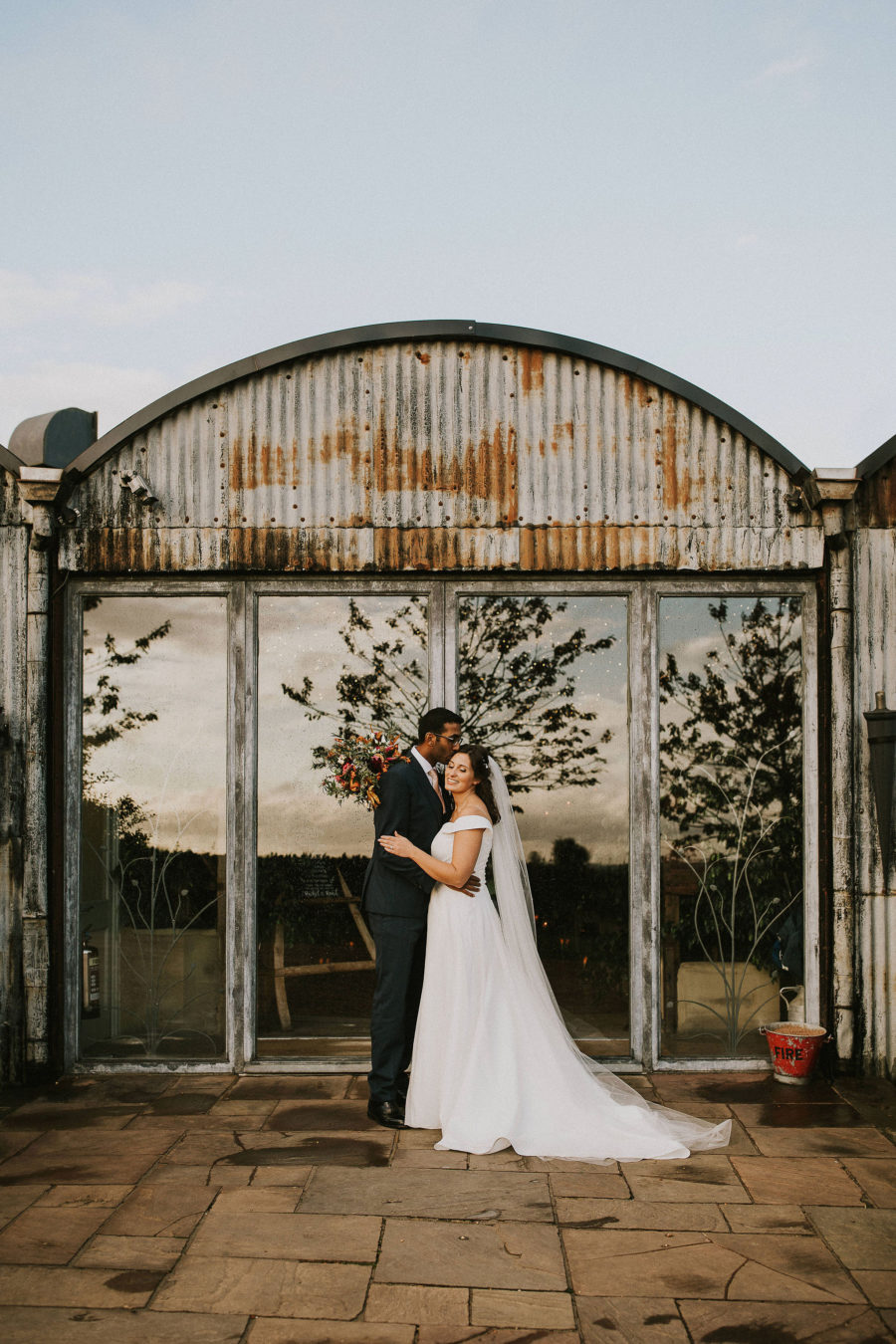 Real life bride in Joyce Young Collections