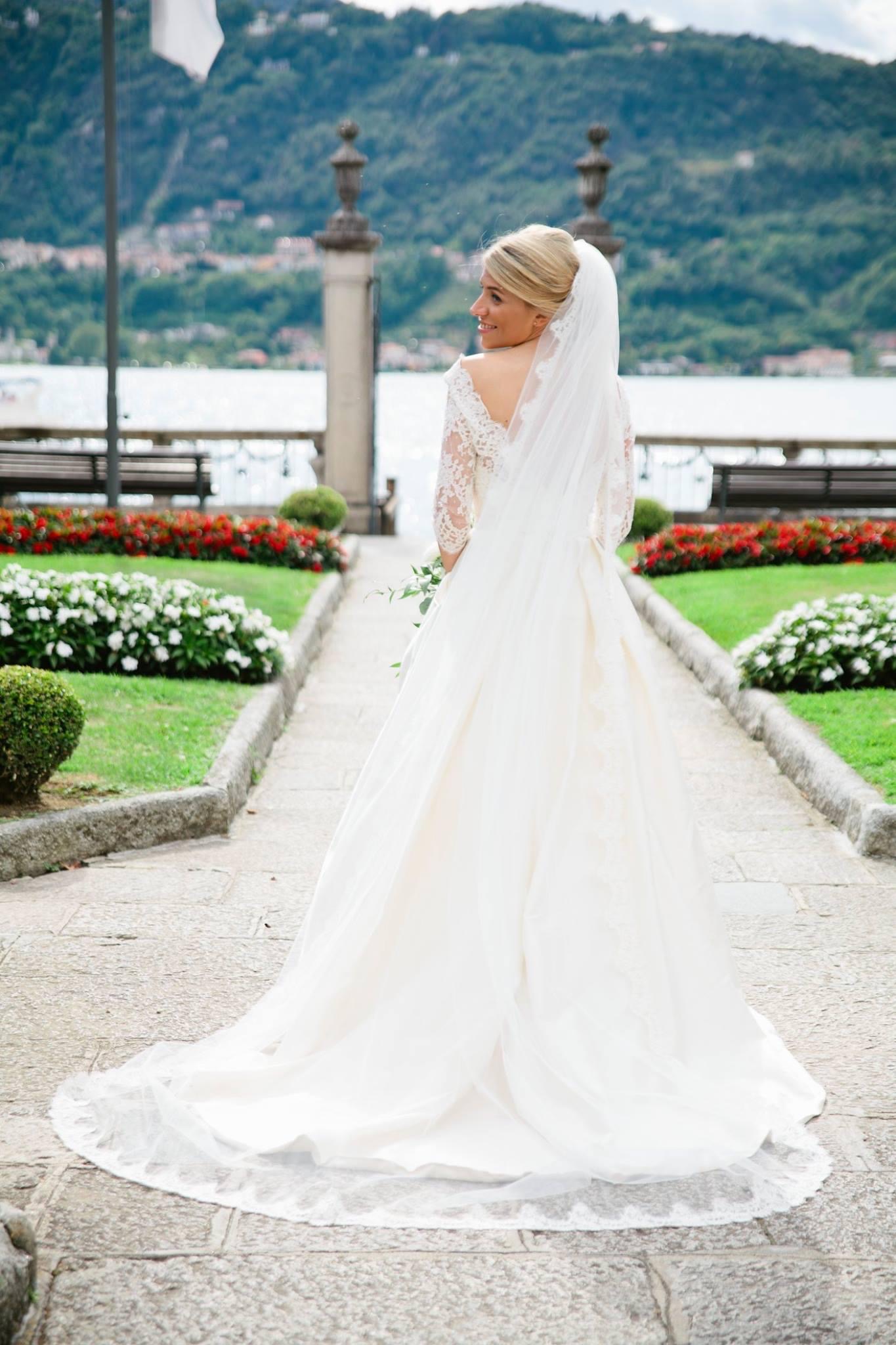 Bride in Lake Como