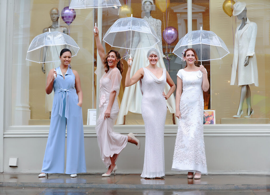 Mother of the Bride Couture Rainy Wedding Umbrella