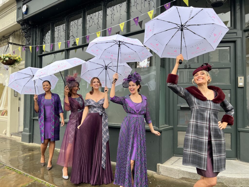 tartan mother of the bride dresses