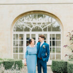 joyce young collections jacket and dress in blue mother of the groom